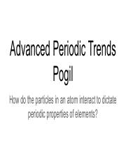 advanced periodic trends pogil answer